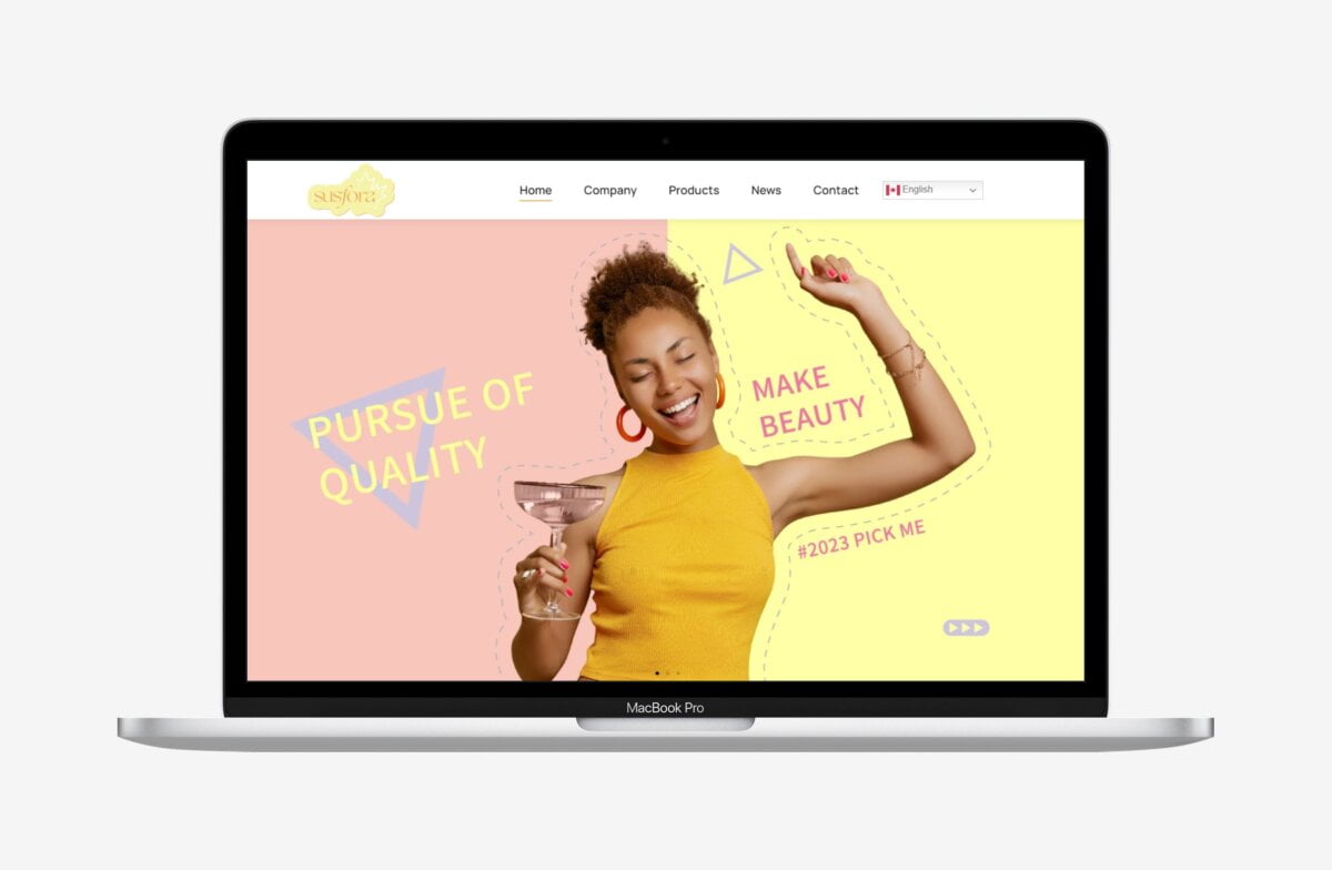 B2B-Beauty-Supply-Professional Manufacturer-WordPress-Web-Design